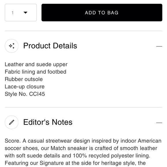 Coach Men Match Sneaker CCI45 New In Black New7/7.5/8/9/10-13 - Picture 5 of 16